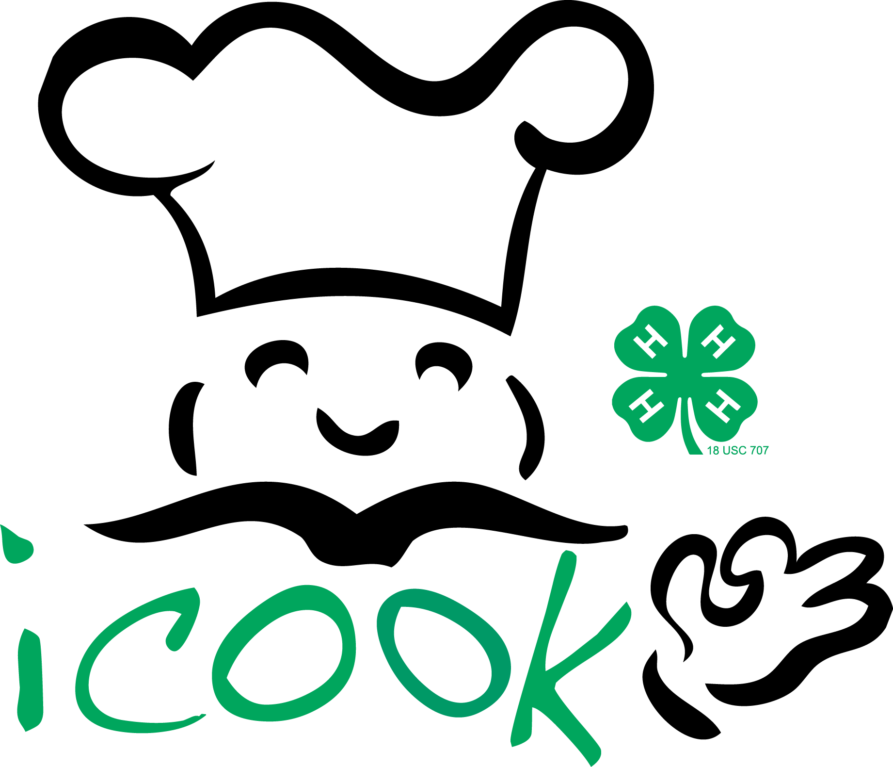 Icook-logo - 4 H Food And Nutrition (1842x1581), Png Download