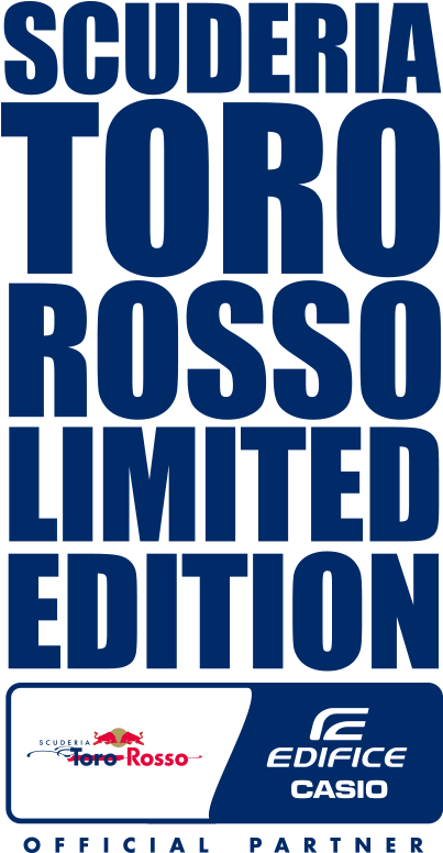 Edifice And Scuderia Toro Rosso New Partnership - Edifice Chronograph Efr-536bk-1a2 (410x790), Png Download