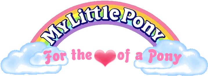 Original My Little Pony Logo (766x275), Png Download