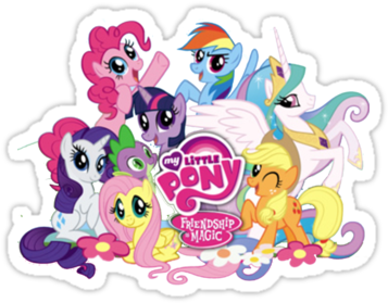 My Little Pony Friendship Is Magic - Logos De My Little Pony (375x360), Png Download