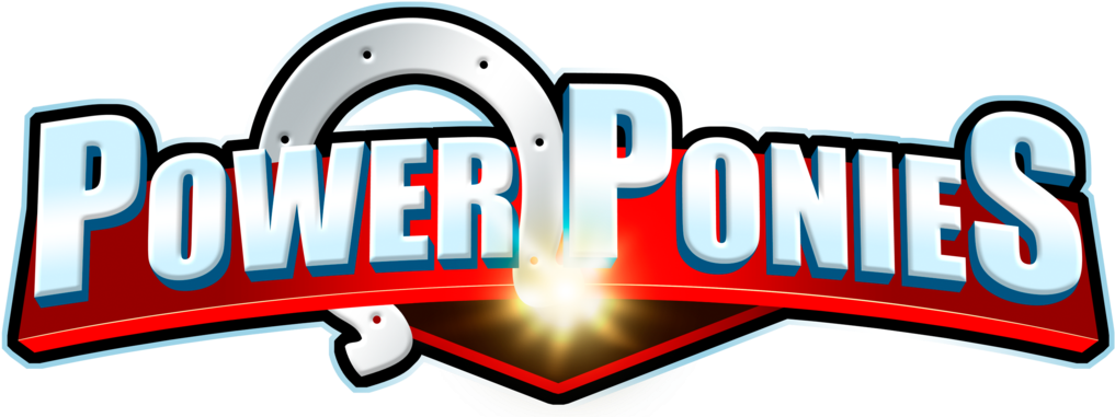 Er Rainbow Dash Twilight Sparkle Pinkie Pie Rarity - Mlp Power Ponies Logo (1024x383), Png Download