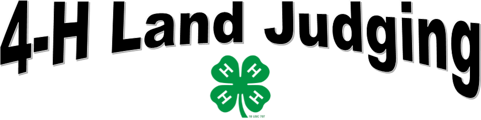 4-h Land Judging - 4 H Clover (956x240), Png Download
