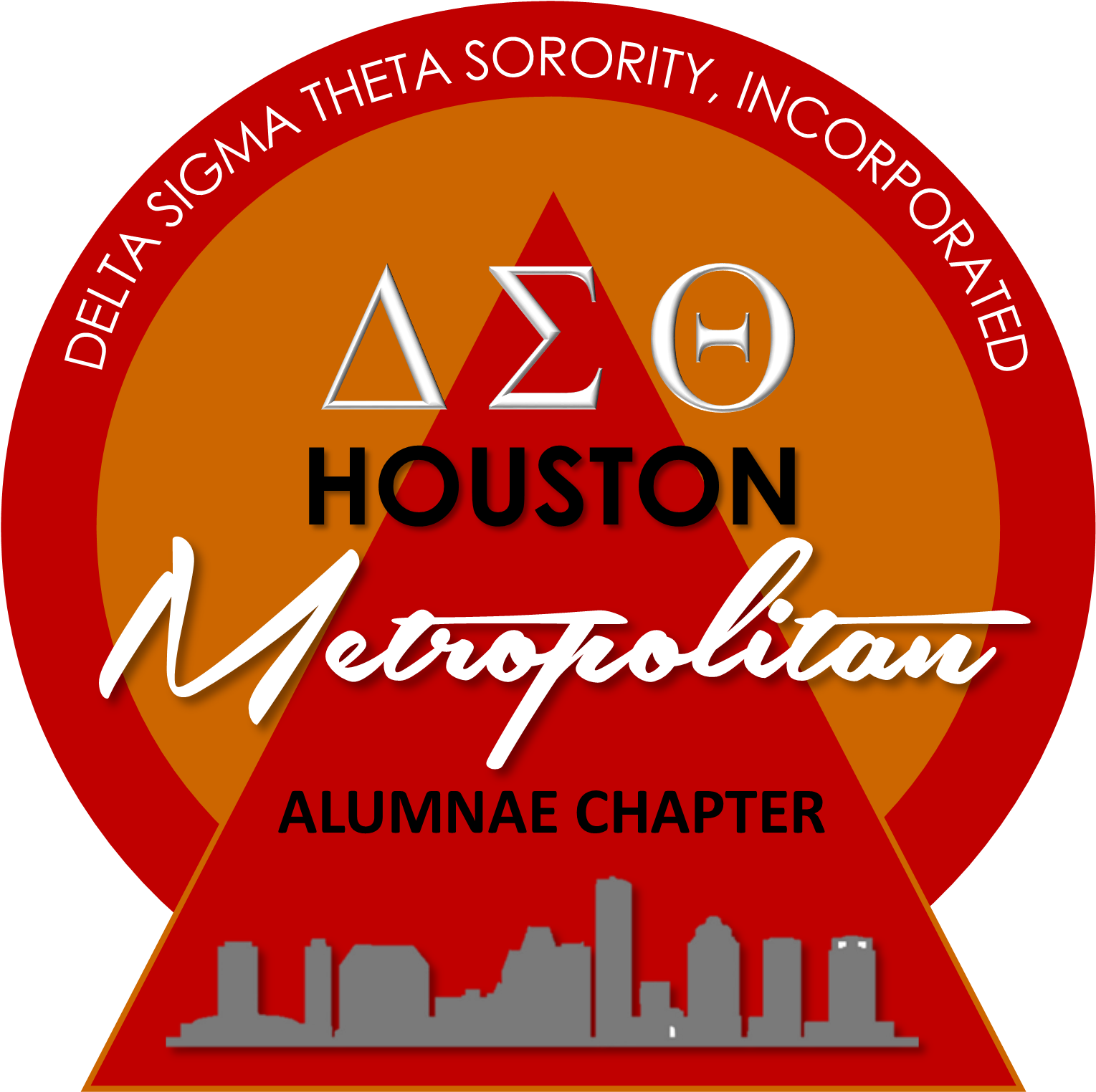 Houston Metropolitan Alumnae Chapter Of Delta Sigma - Houston (1530x1614), Png Download