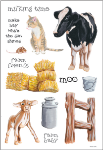 Farm Stickers - 2 Pack - Rstk-farm01 - Sticker (400x300), Png Download