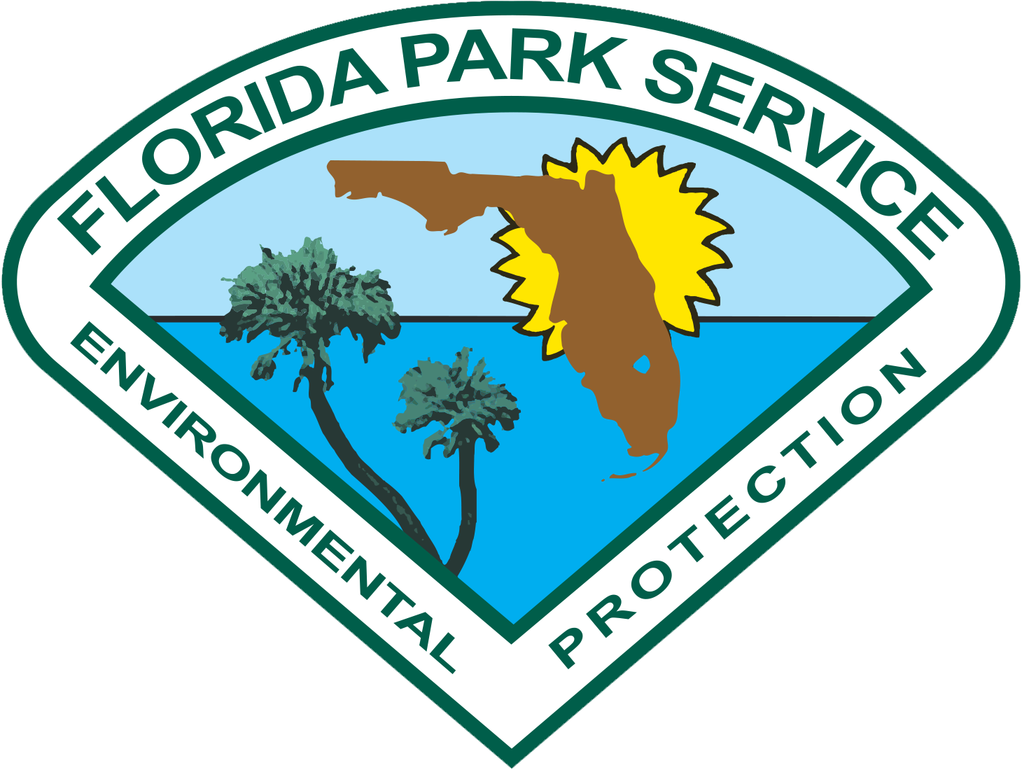 Credit Florida Park Service - Fl State Parks Logo (1460x1100), Png Download