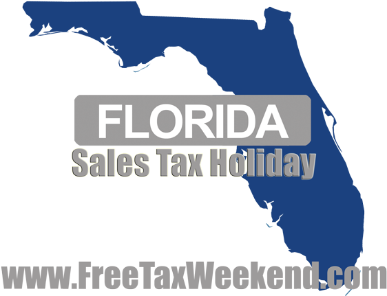 Florida State Sales Tax - Tax Free Weekend 2017 Florida (570x500), Png Download