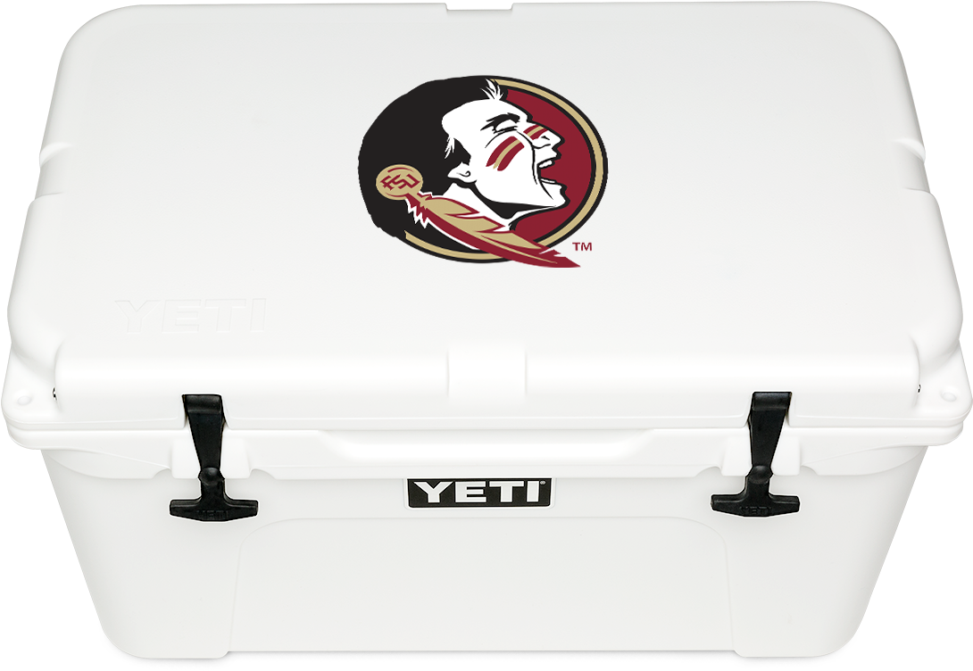 Florida State Coolers - Yeti Official Florida State Tundra 65 Cooler - White (1680x1024), Png Download