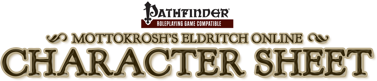 Login - Character Sheet Logo Pathfinder (1320x300), Png Download