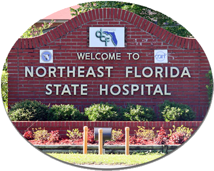 Welcome Gate At Northeast Florida State Hospital - Bouton Start (450x345), Png Download