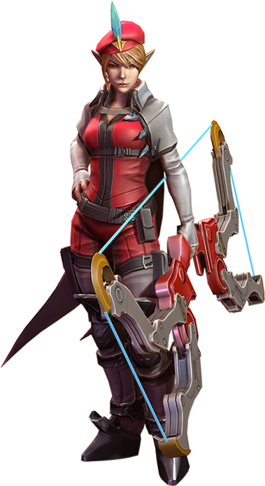 Kestrel - Kestrel Vainglory Close Up (400x700), Png Download