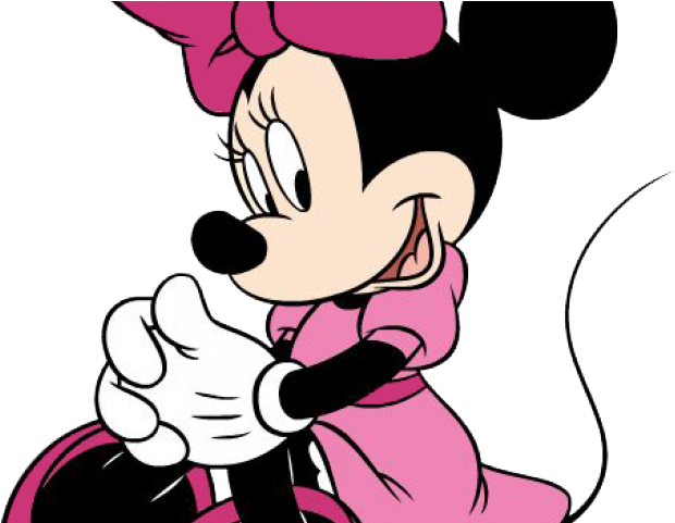 Baseball Clipart Minnie Mouse - Minnie Mouse Sitting Down (640x480), Png Download