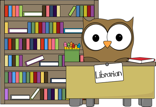 Owl Classroom Librarian - Library Clipart (500x345), Png Download