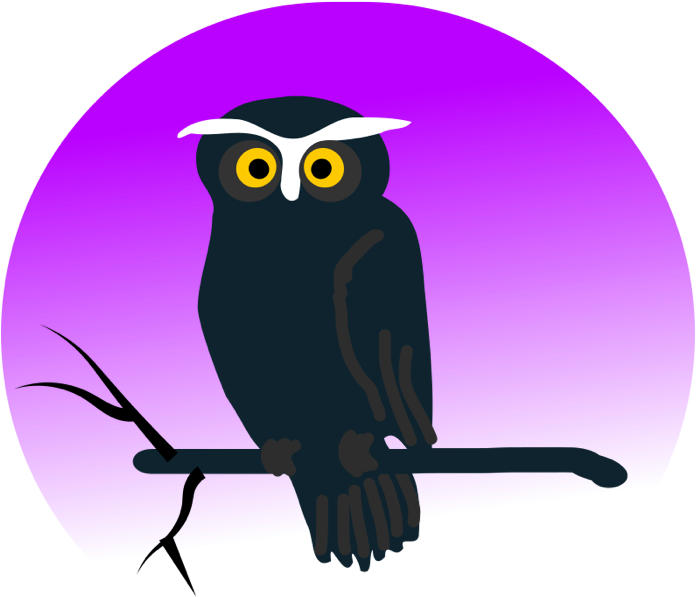 Barn Owl Clipart Branch Clipart Free - Halloween Owl Clipart (700x665), Png Download