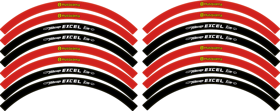 Husqvarna Motos Logo - Moto Stickers Png Rim (950x379), Png Download