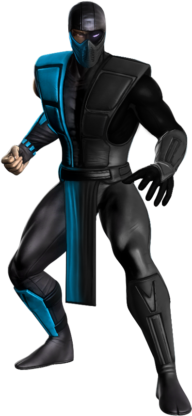 Original Sub Zero To Noob Saibot By Chamkham-d720xyx - Mk9 Sub Zero Unmasked (450x902), Png Download