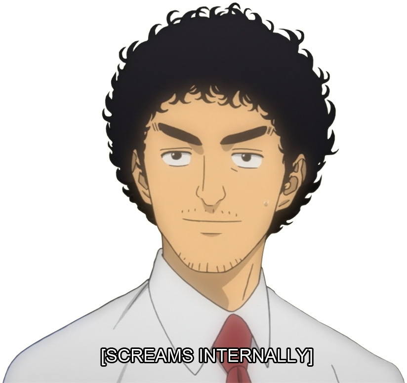 26275607 - Internally Screaming Gif Anime (824x776), Png Download