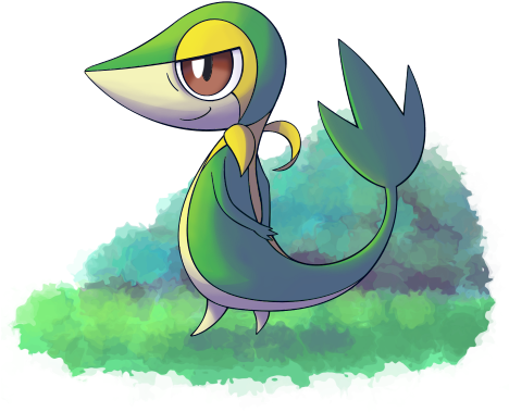 Bryce Avatar - Snivy Running (500x400), Png Download