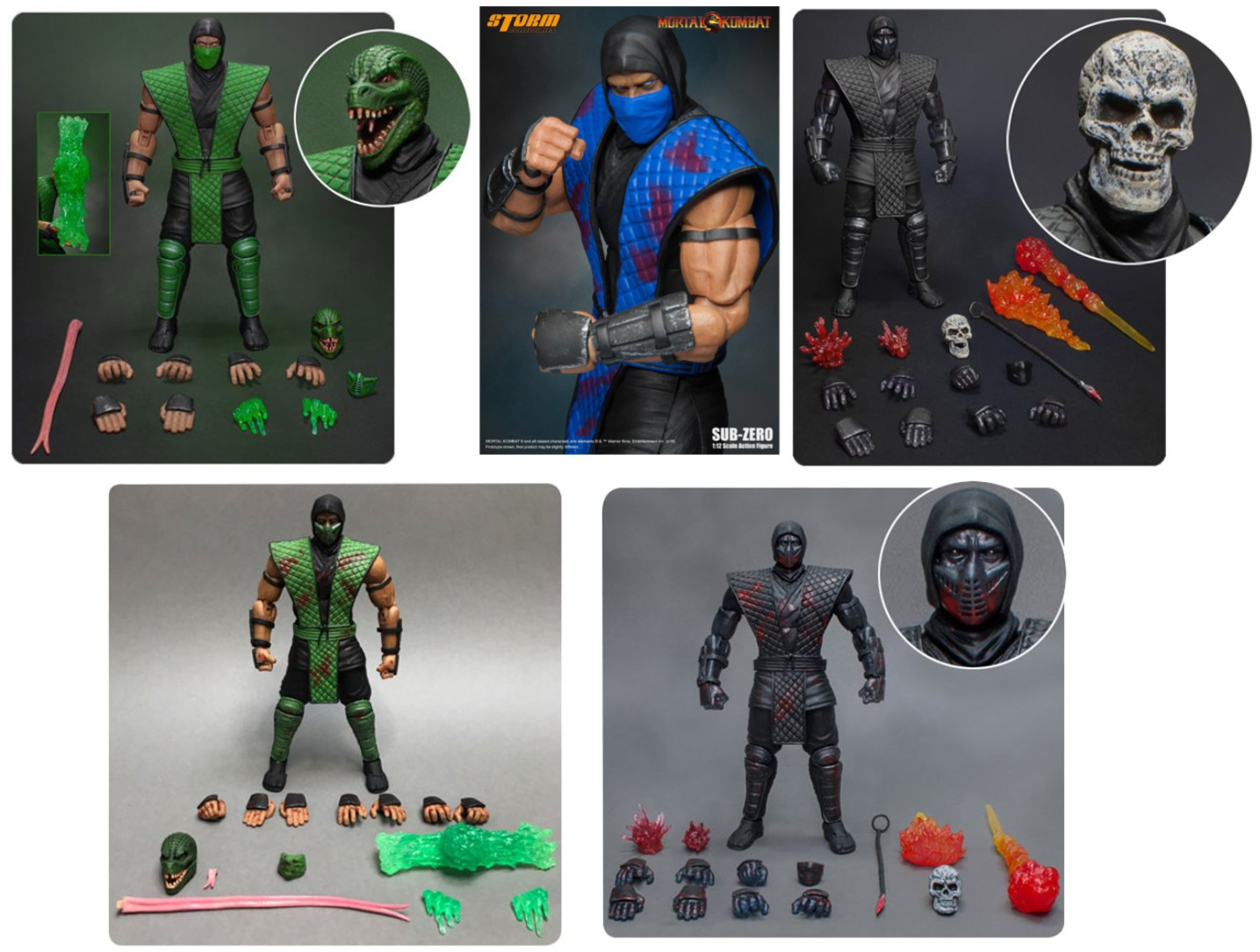 Storm Collectibles Mortal Kombat Noob Saibot Sdcc 2018 - Mortal Kombat: Reptile Special Edition 1/12 Scale Action (1435x1084), Png Download