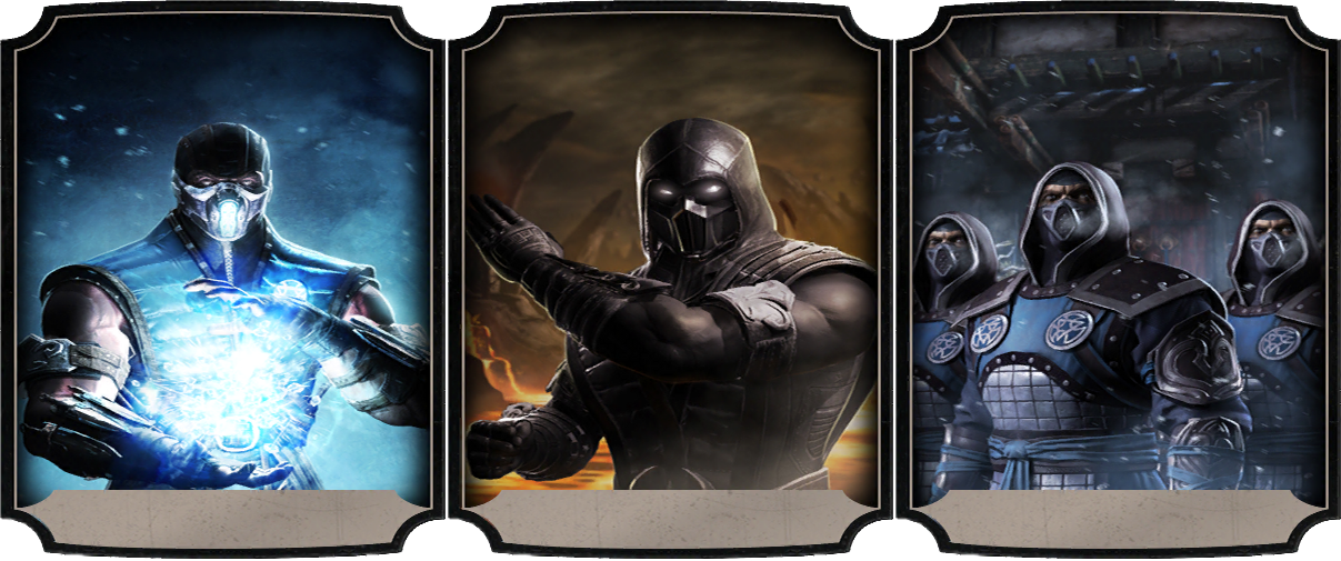 Noob Saibot - Mortal Kombat X Noob Saibot Card (1207x505), Png Download