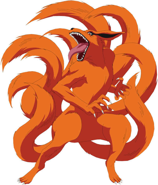 Kurama Png Pic - Naruto Uzumaki Nine Tails (779x1026), Png Download