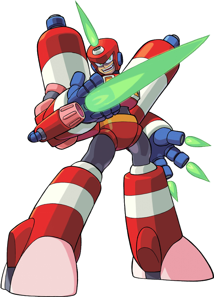 Image - Mega Man Burner Man (737x1014), Png Download