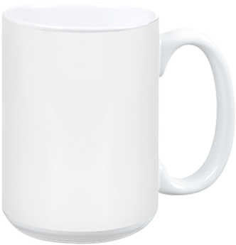 Flower Crown Mug - Plain White Mugs Png (384x408), Png Download