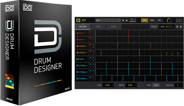 Modern Drum Workshop - Uvi Drum Designer (600x348), Png Download