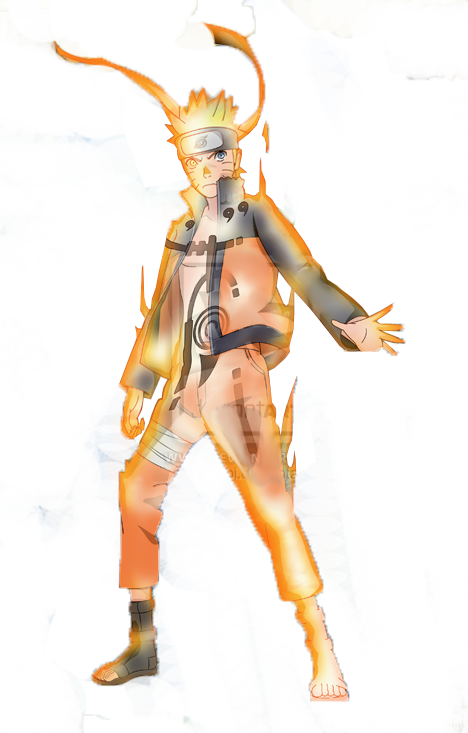 Naruto Modo Kurama Png - Naruto Shippuden Manto De Chakra (468x733), Png Download