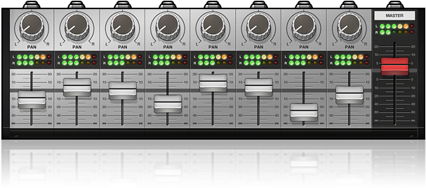 Goblin Mx8 - Mixing Console (624x514), Png Download