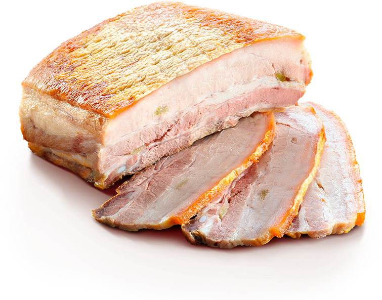 Roasted Pork Belly With Spices - Roasted Pork Belly Png (1064x708), Png Download