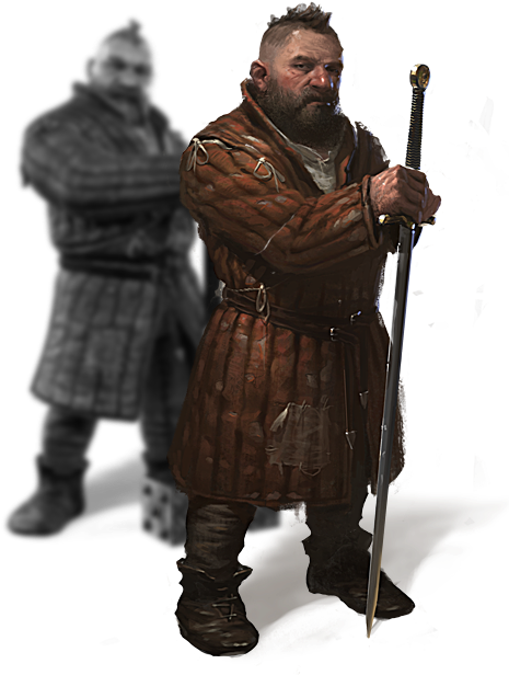 Zoltan Chivay Is Among The Few Who Can Consider Themselves - Witcher 2 Zoltan (542x630), Png Download