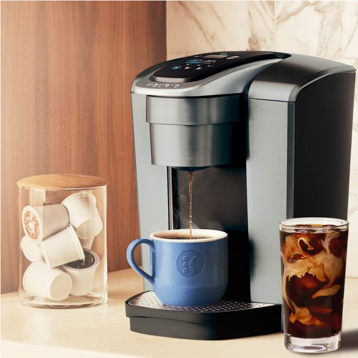 Keurig K-elite Can Make Iced Coffee & It's The Warm - Keurig K Elite Iced Coffee Review (1028x700), Png Download