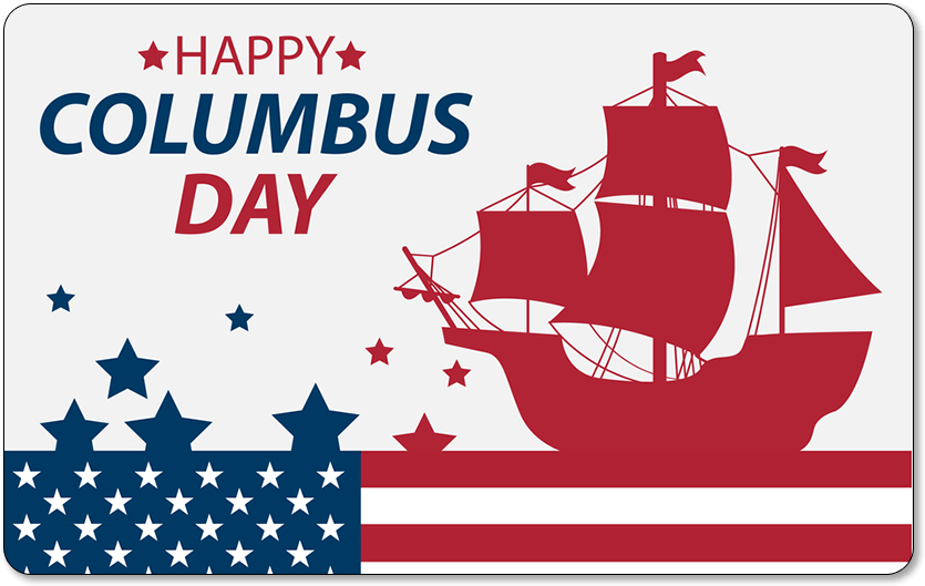 $100 - 00, $200 - 00, $300 - 00, $500 - 00 - Columbus - Happy Columbus Day Jpg (960x540), Png Download