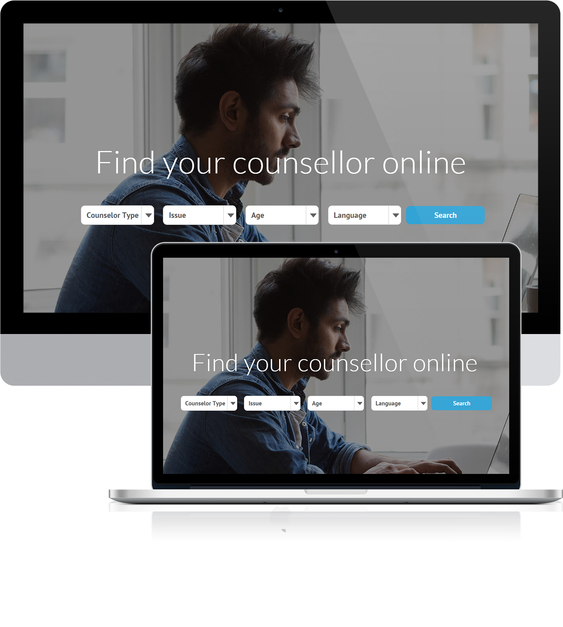 Find Online Counsellors - Led-backlit Lcd Display (2520x2840), Png Download