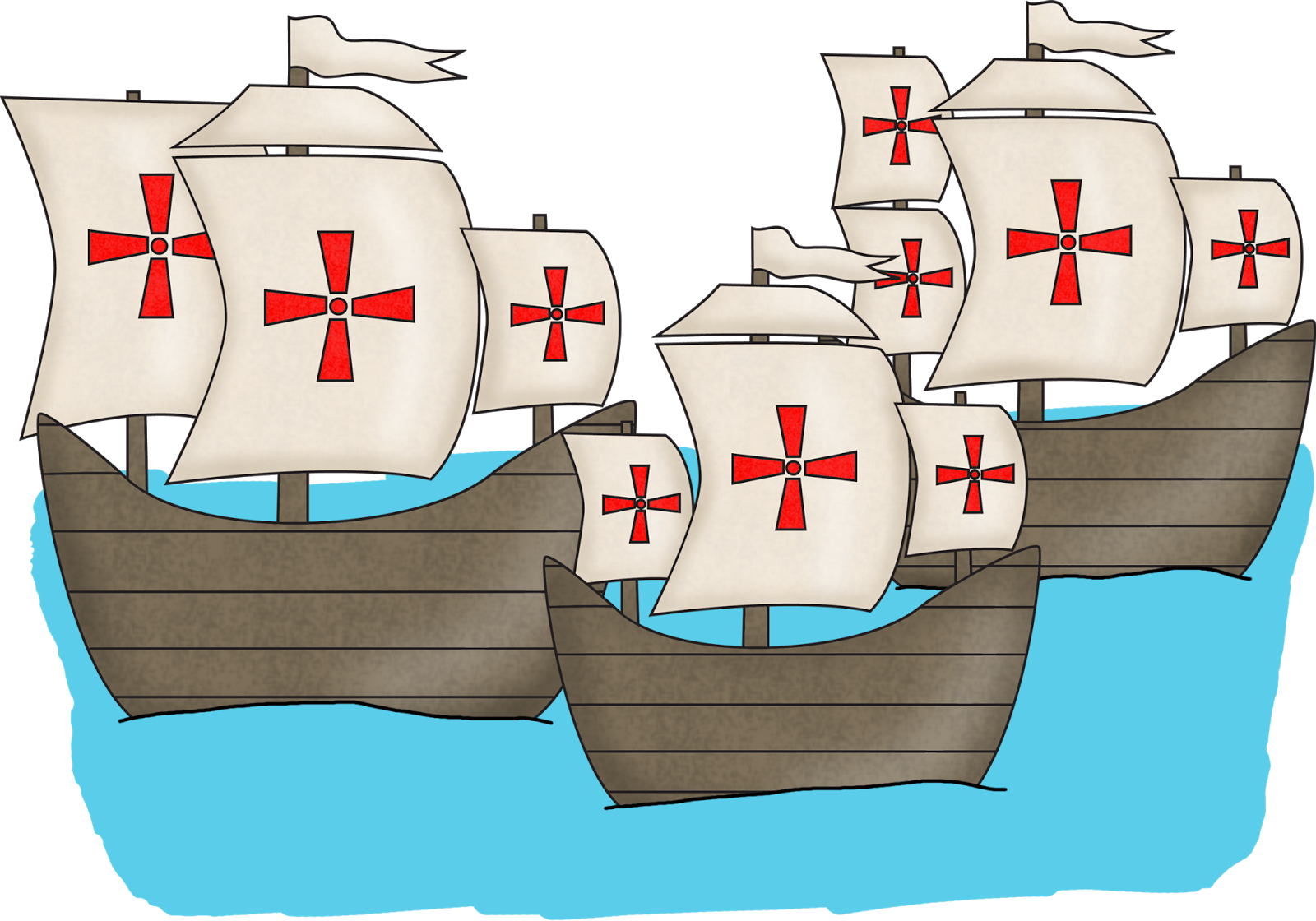 Happy Columbus Day - Prop On Christopher Columbus (1600x1120), Png Download