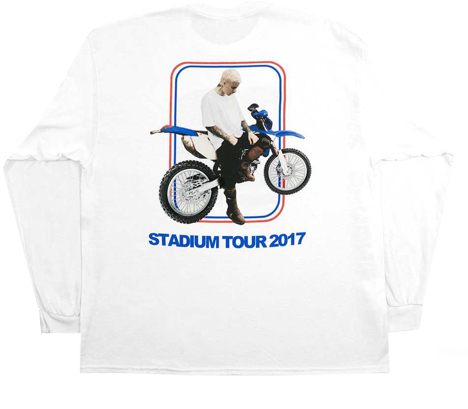 Justin Bieber's New 'purpose' Tour Collection Is Even - Justin Bieber 2017 Stadium Tour Tee Shirt (1000x1000), Png Download
