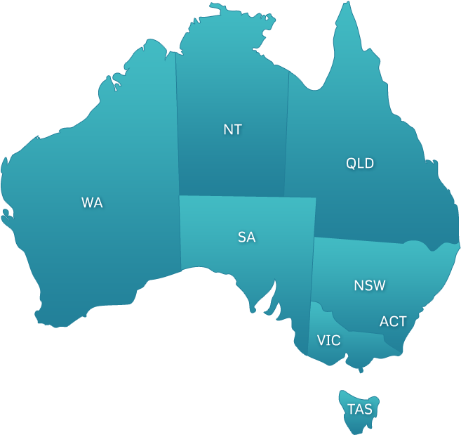 Png Australia Vector Map (958x677), Png Download