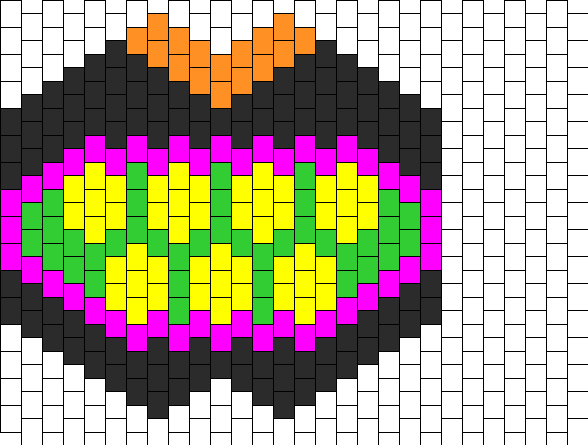 Clown Mask Bead Pattern - Kandi Mask Patterns Tokyo Ghoul (588x445), Png Download