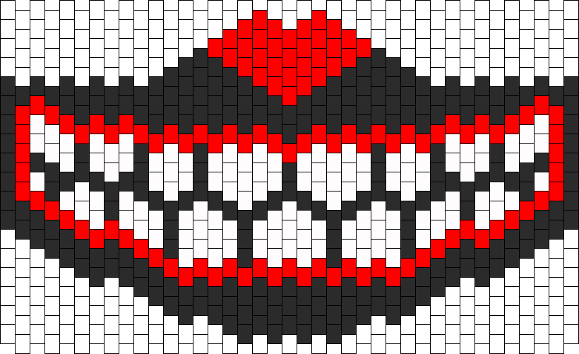 Clown Teeth Mask Bead Pattern - Main Market Square (820x501), Png Download