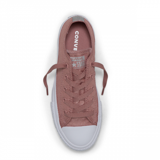Converse Kid Ct Fairy Dust Low Pink - Suede (520x520), Png Download