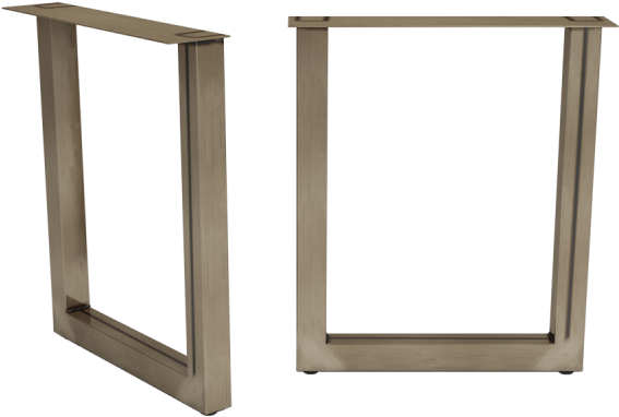 Hula Table Base Raw Steel Bar Bistro Restaurant - Window (600x600), Png Download