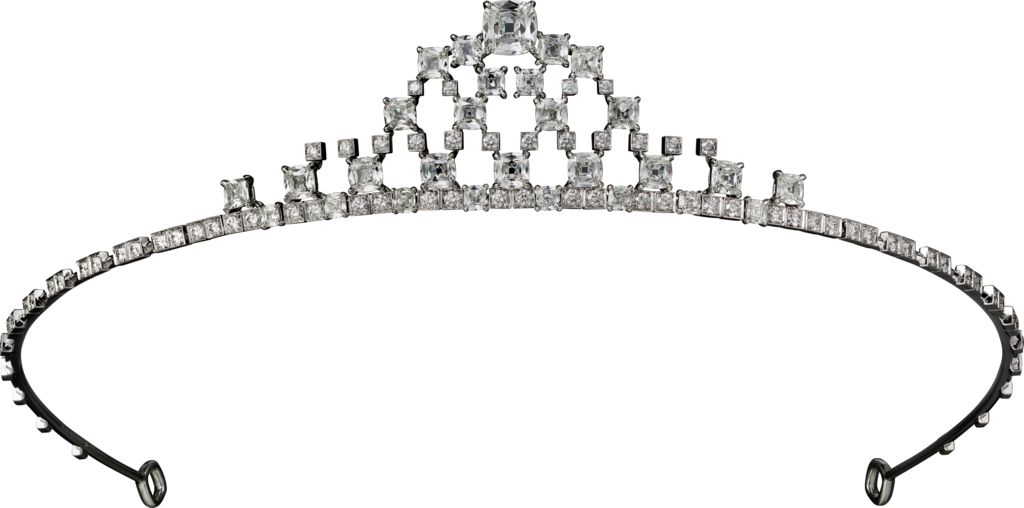 White Gold, Eight E/f Vvs1/vvs2/vs1 - Tiara (1024x508), Png Download