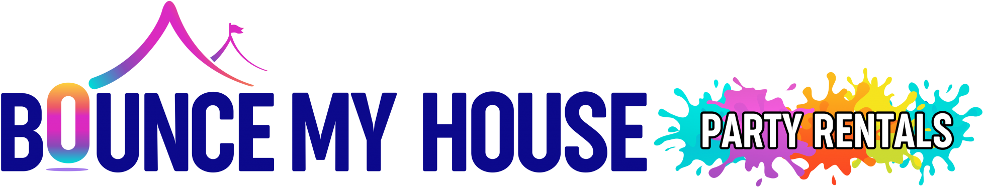 Bounce My House - Rated #1 Event Rental Company (2048x502), Png Download