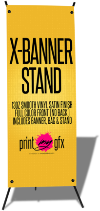 X-banner Stand - Banner (384x480), Png Download