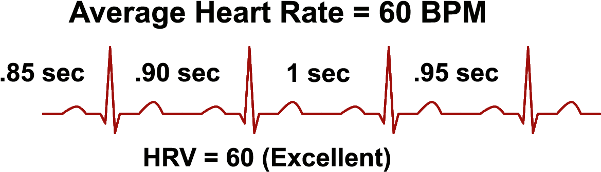 What Is Heart Rate Variability - Hrv Heart (1284x386), Png Download
