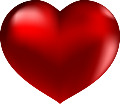 Grab A Tennis Ball And Squeeze It Tightly - Big Heart (400x349), Png Download
