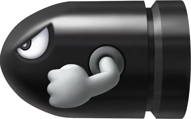 Bullet Bill (668x417), Png Download