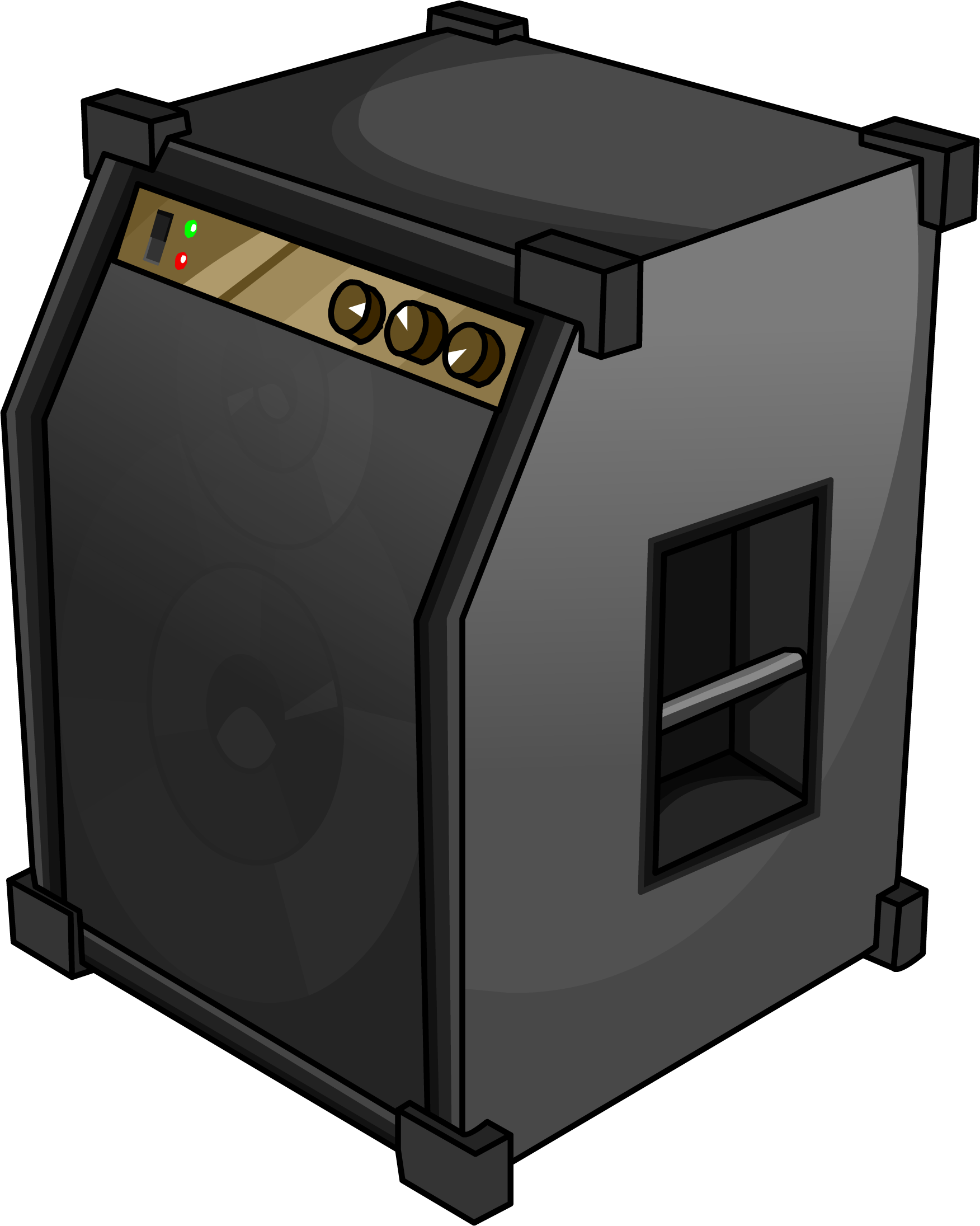 Guitaramp - Wood-burning Stove (1752x2191), Png Download