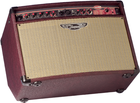 The Two Channel Traynor Am100t Acoustic Guitar Amplifier - Acoustic Guitar Amp (470x400), Png Download
