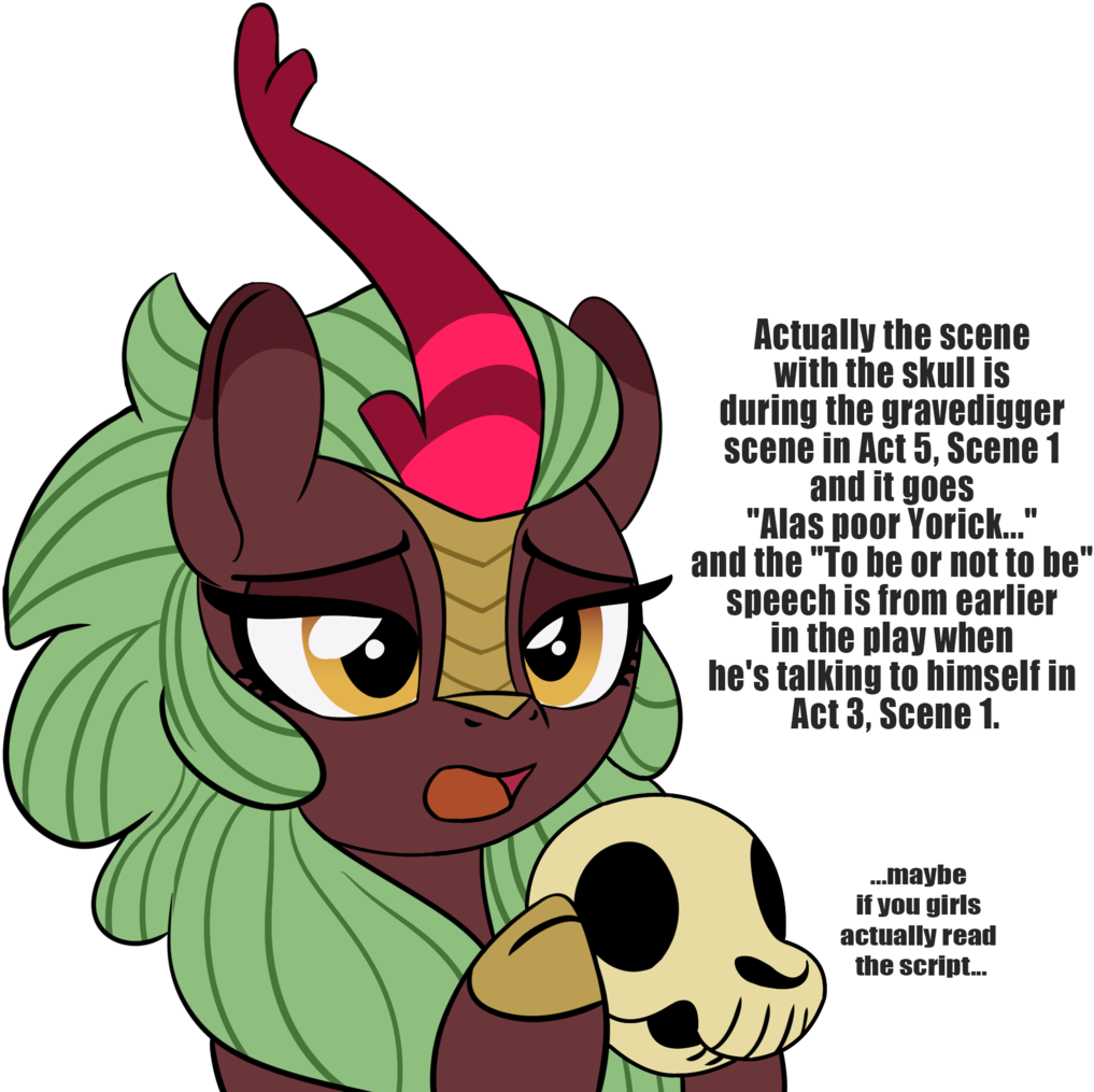 Alas Poor Yorick, Artist - Kirin Oc Mlp (1036x1024), Png Download